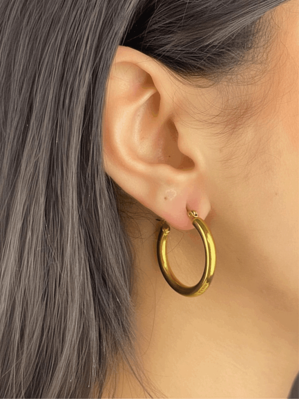 Mila Golden Hoop M, photo 2