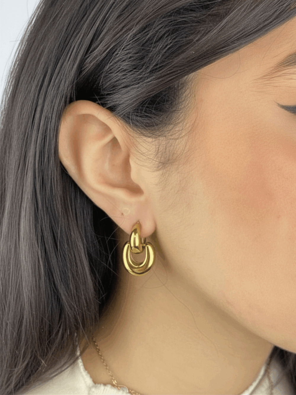 Salima Golden Earrings, photo 1