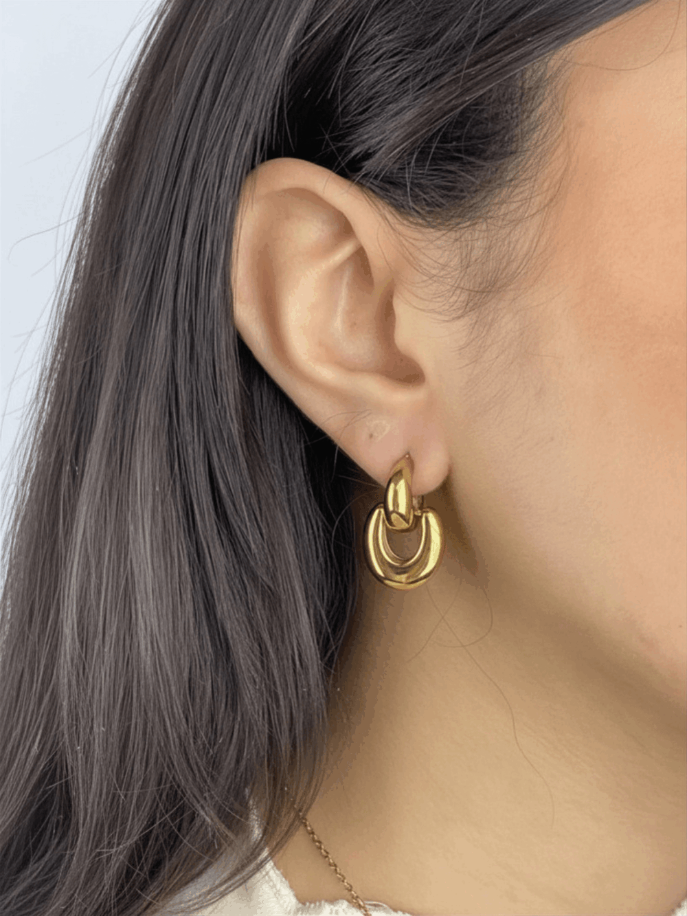 Salima Golden Earrings, photo 2