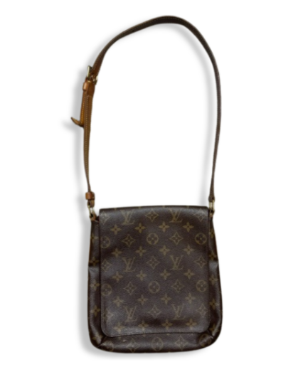 Louis Vuitton Musette Tango leather handbag