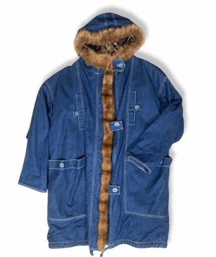 Denim Jacker Fur High Jeans Time