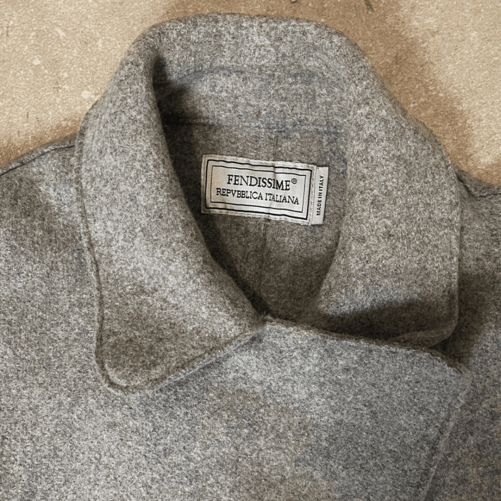 Fendissime Grey Trench Coat, photo 4
