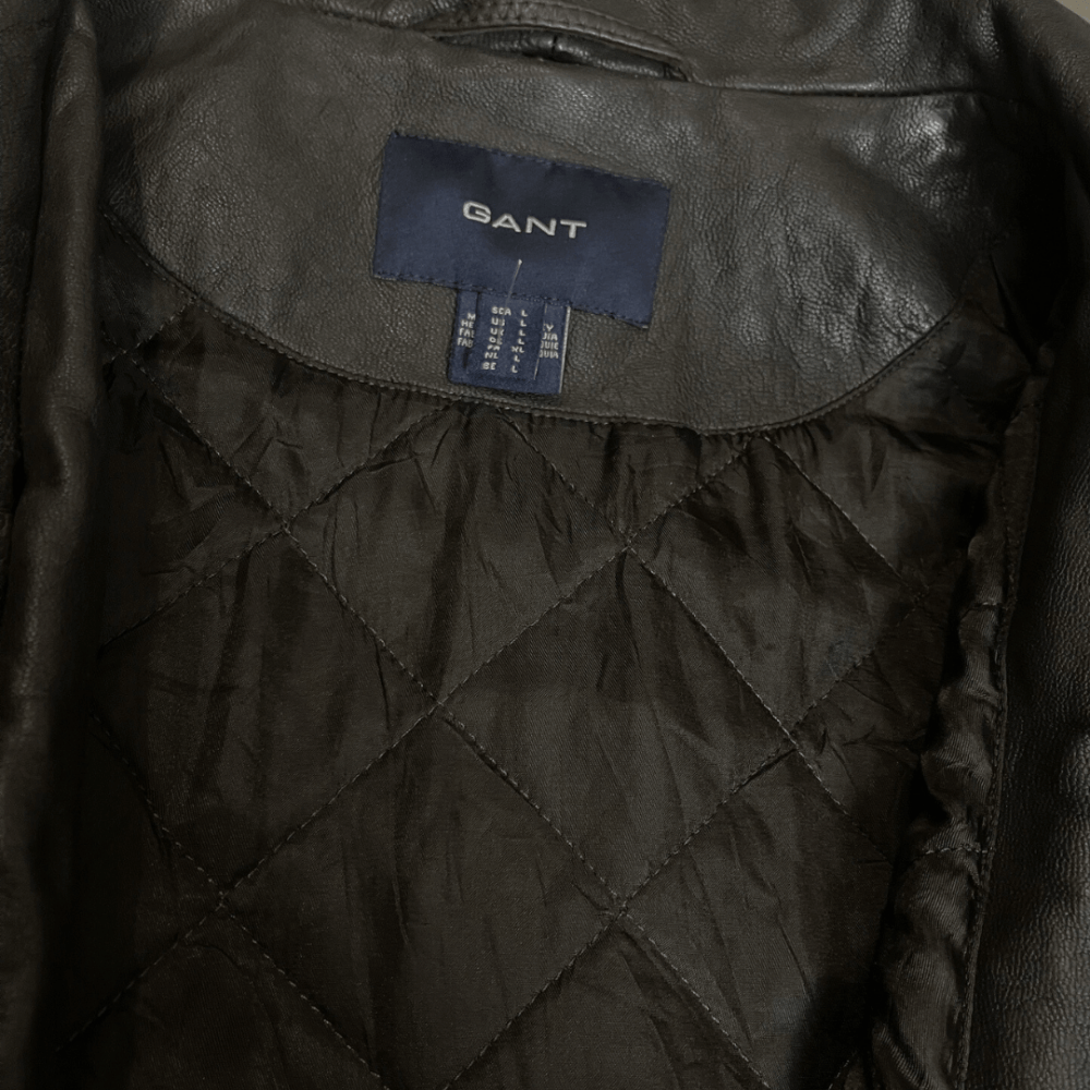 Leather Jacket Gant, photo 3