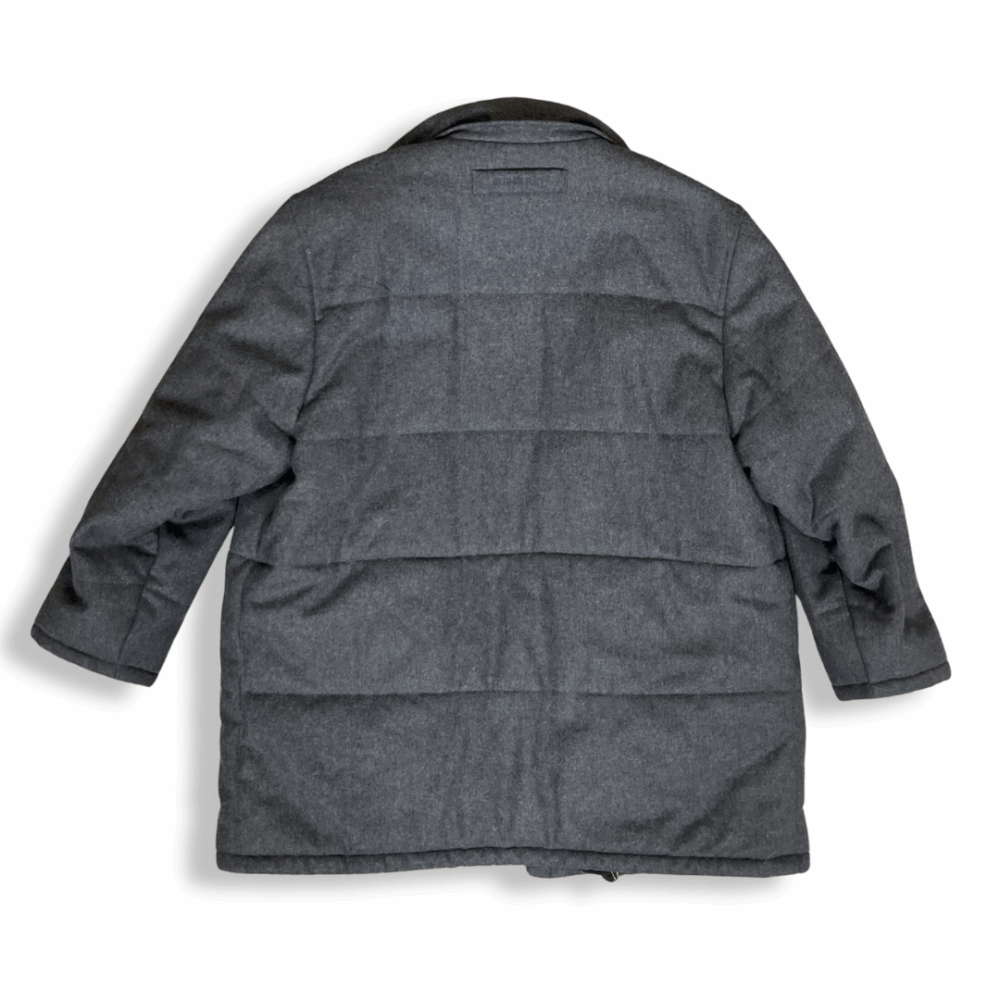 Grey Wool Caban Burberry, photo 3