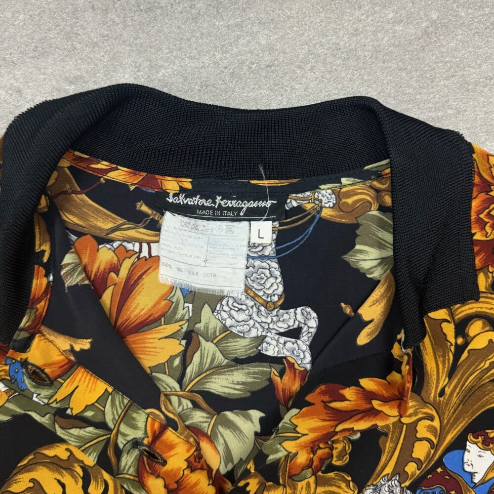 Salvatore Ferragamo Baroque Silk Shirt, photo 4