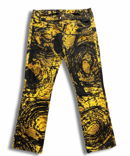 Yellow Denim Pant Just Cavalli