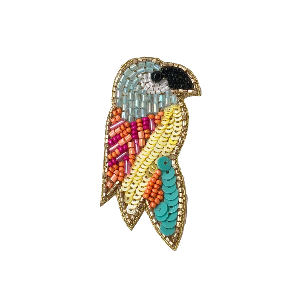 NIIKI-Broche-Parrot
