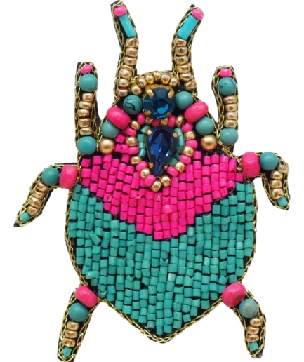 NIIKI Broche Scarab Radiant