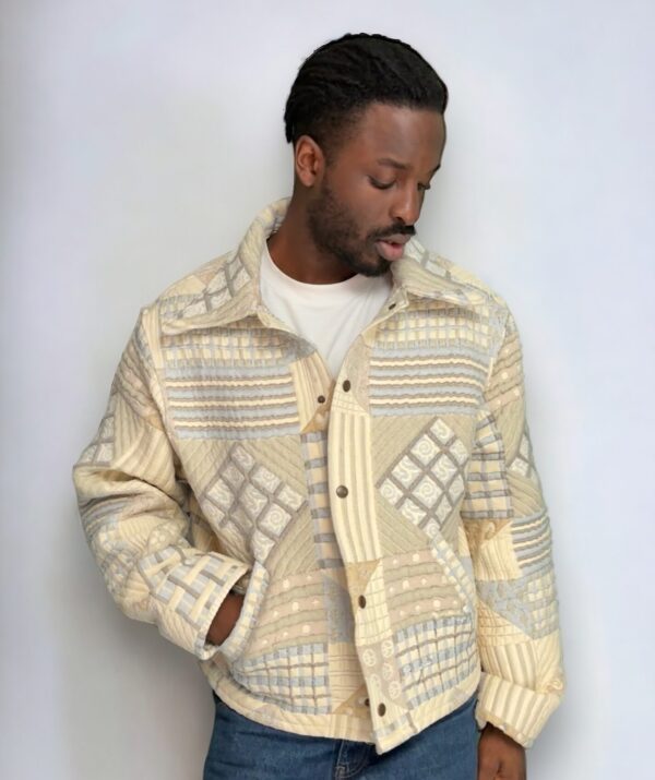 Upcycling Padded Blanket Jacket