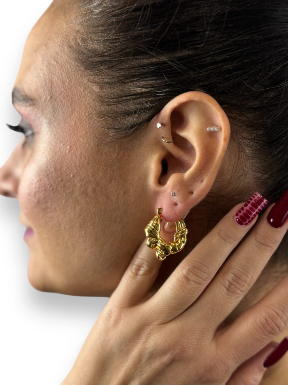 Dina Golden Hoops, photo 1