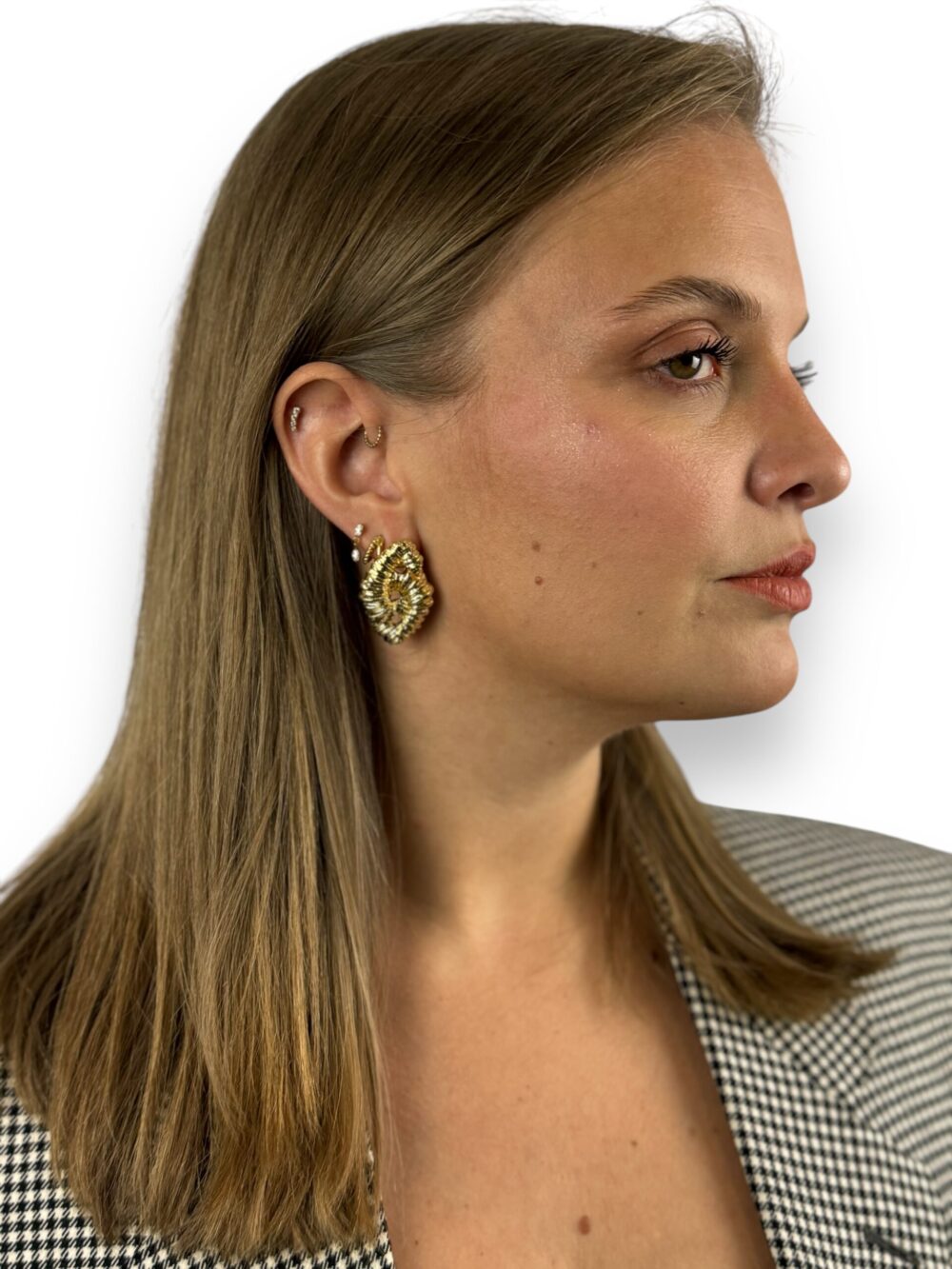 Jeanne Gold Earrings, photo 3