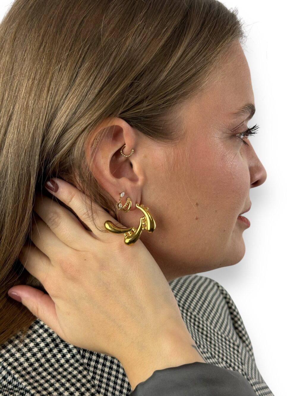 Iris Gold Earring, photo 1