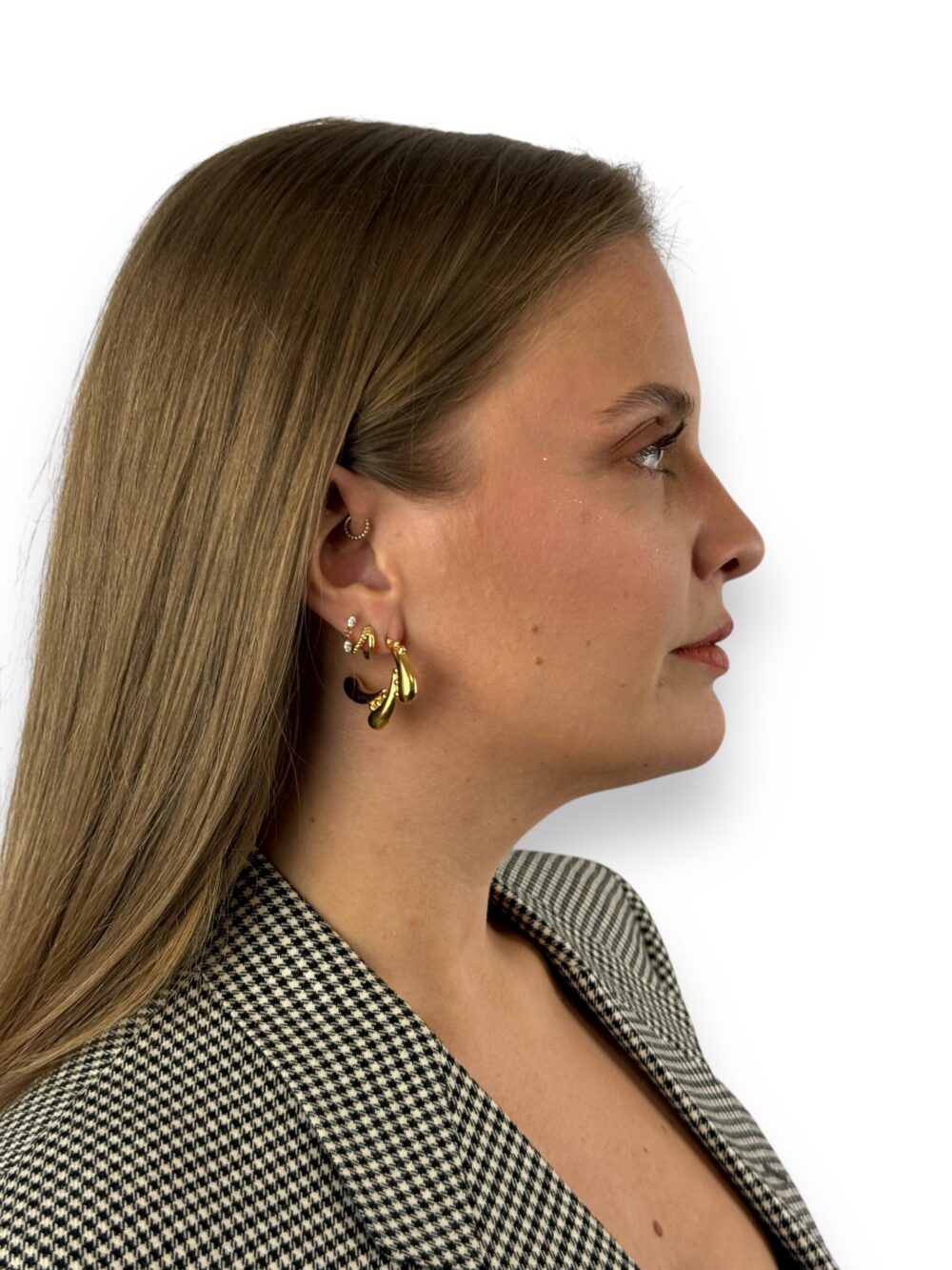 Iris Gold Earring, photo 2