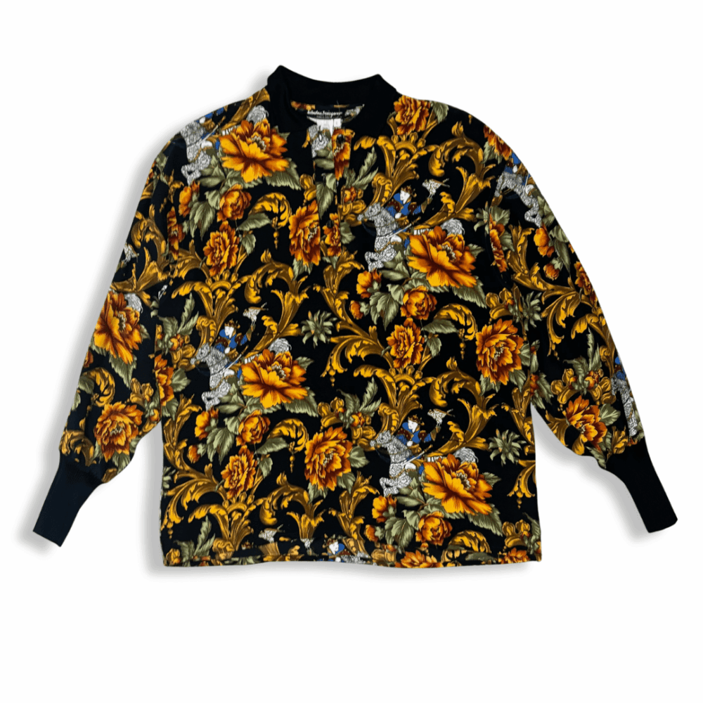 Salvatore Ferragamo Baroque Silk Shirt, photo 1