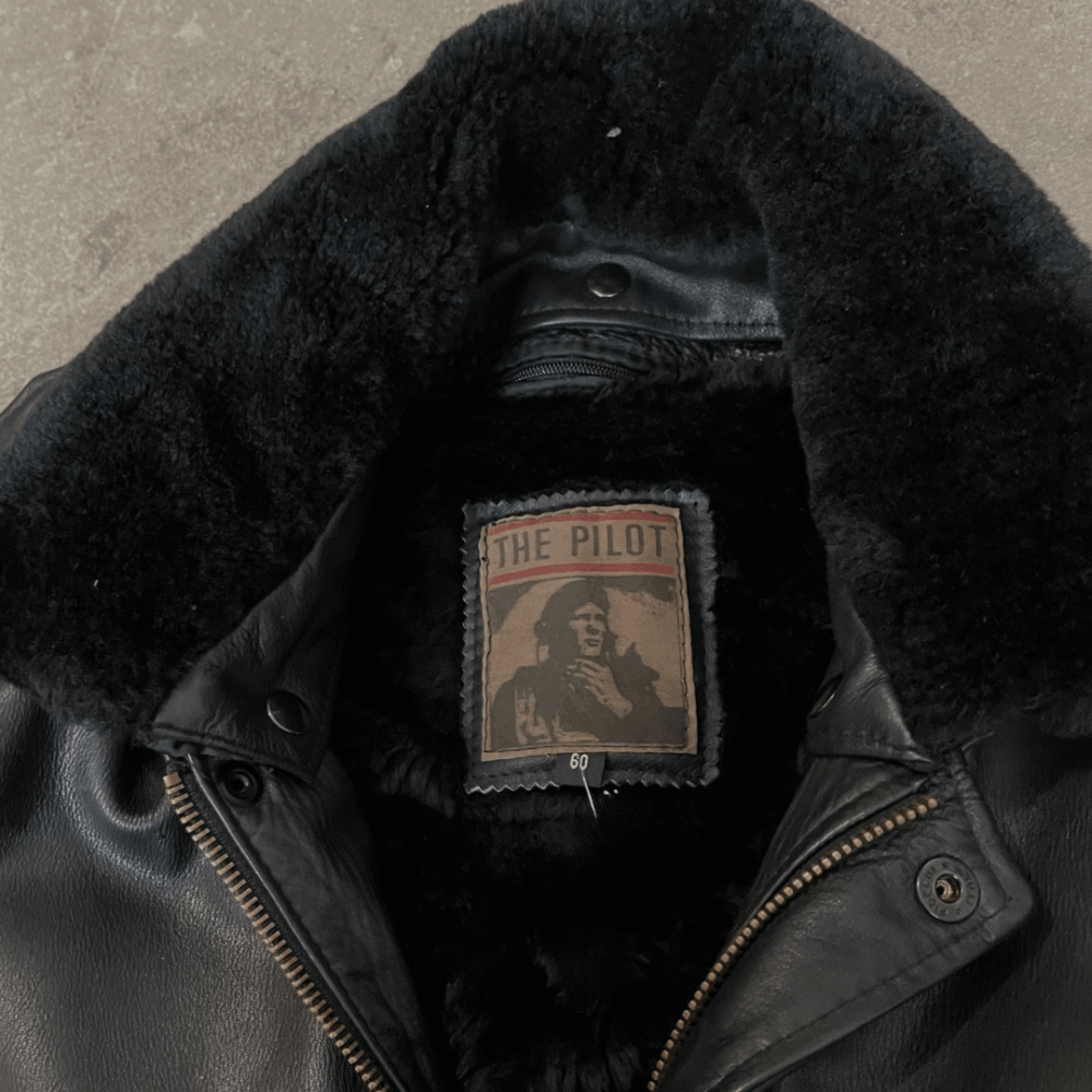 Leather Aviator Jacket The Pilot, photo 4