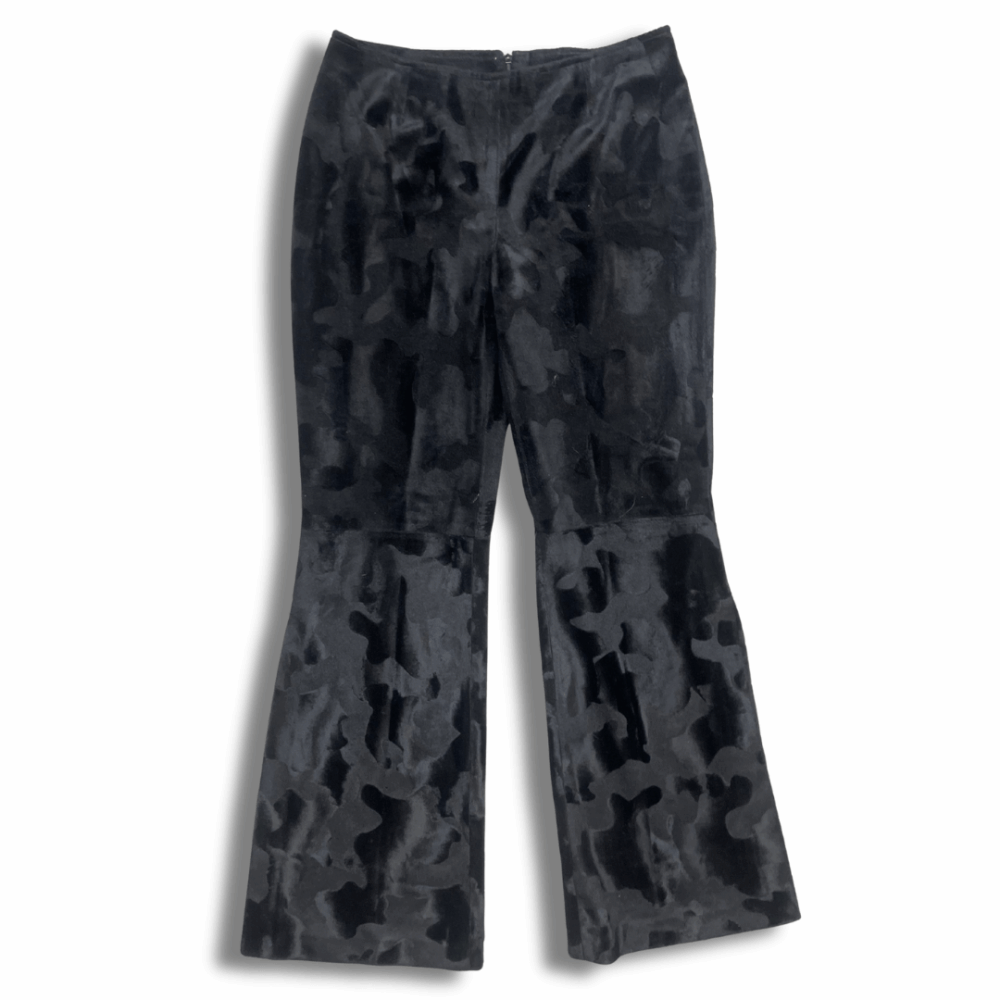 Pantalon Noir Motifs Vache, photo 1