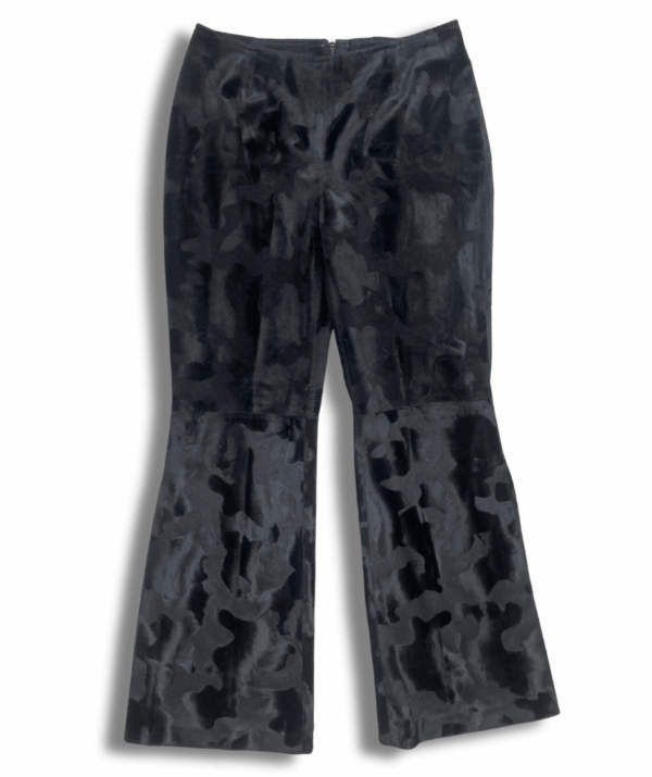 Pantalon Noir Motifs Vache