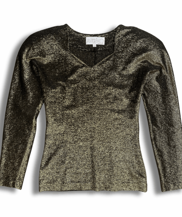 Blouse Shiny Gold Asterisco
