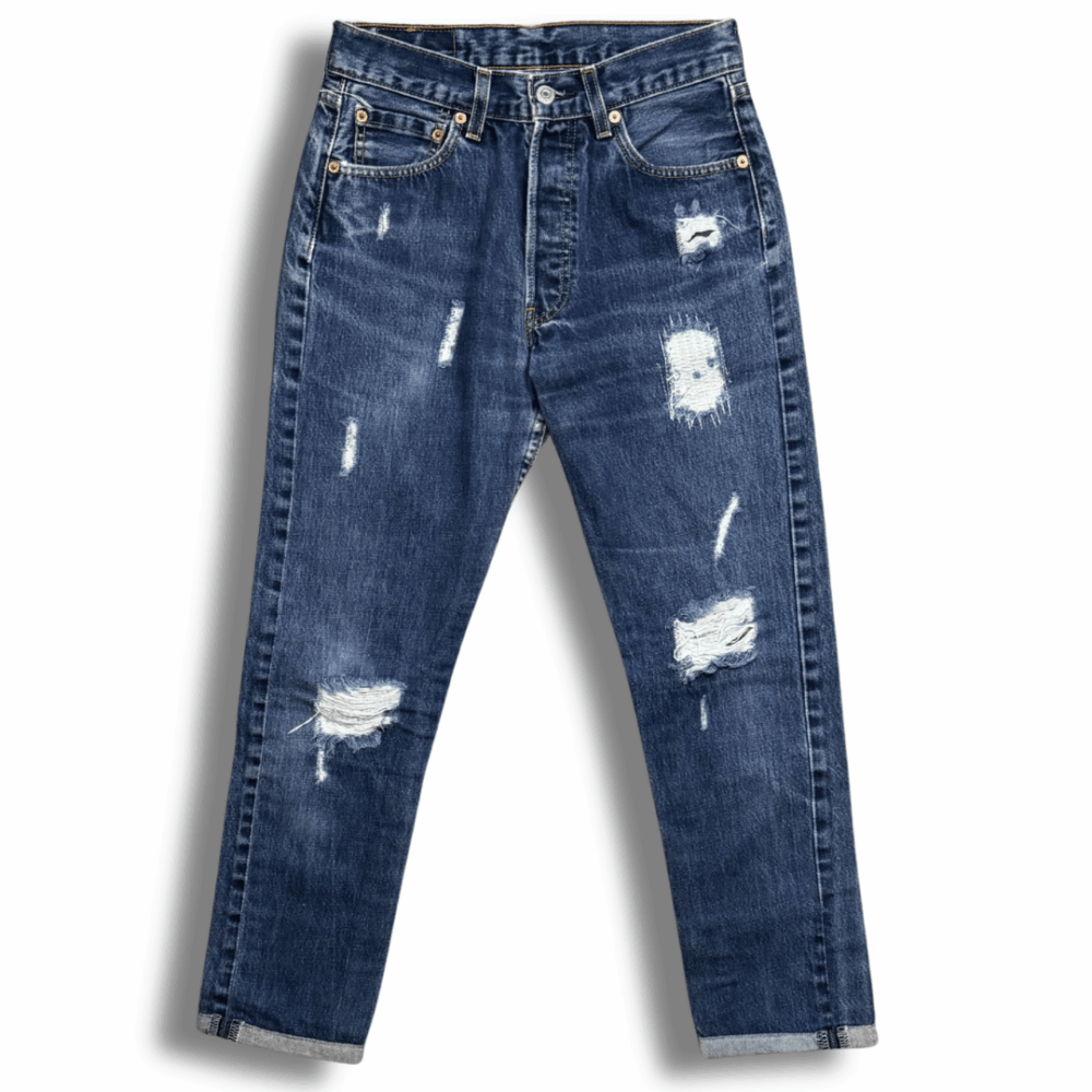 Jean Levi’s 501 W29L2-Destroy, photo 2