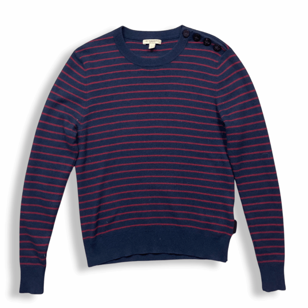 Blue Cashmere Knit Burberry, photo 1