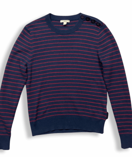 Blue Cashmere Knit Burberry