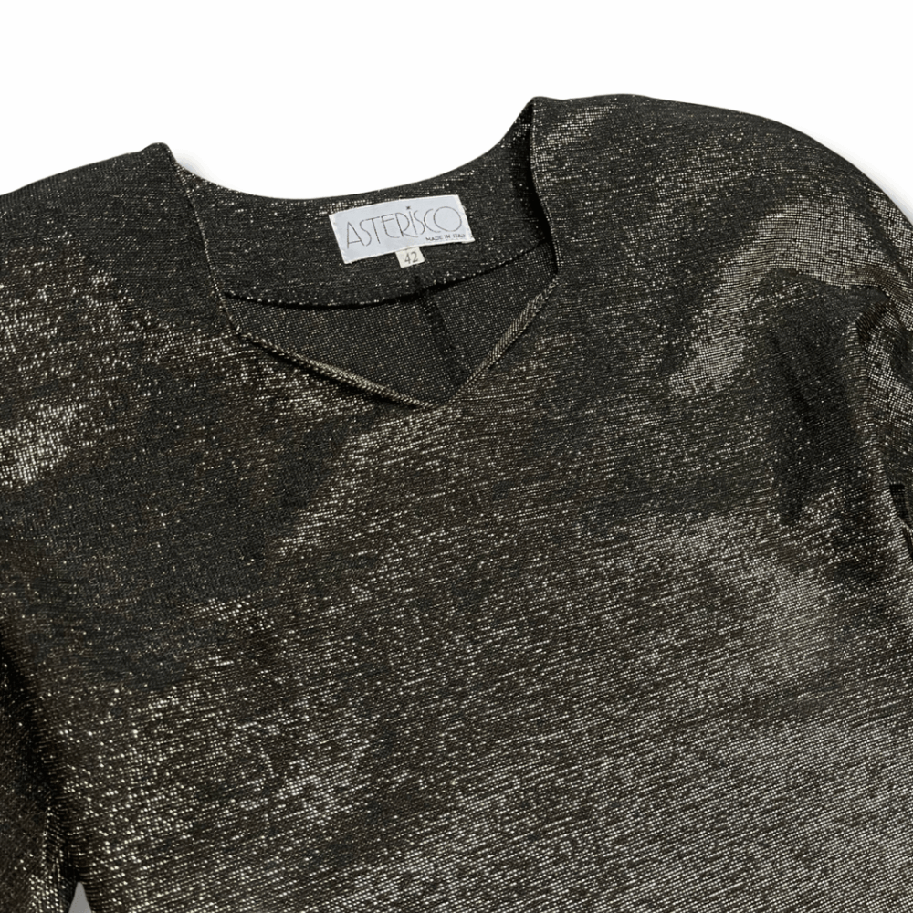 Blouse Shiny Gold Asterisco, photo 3