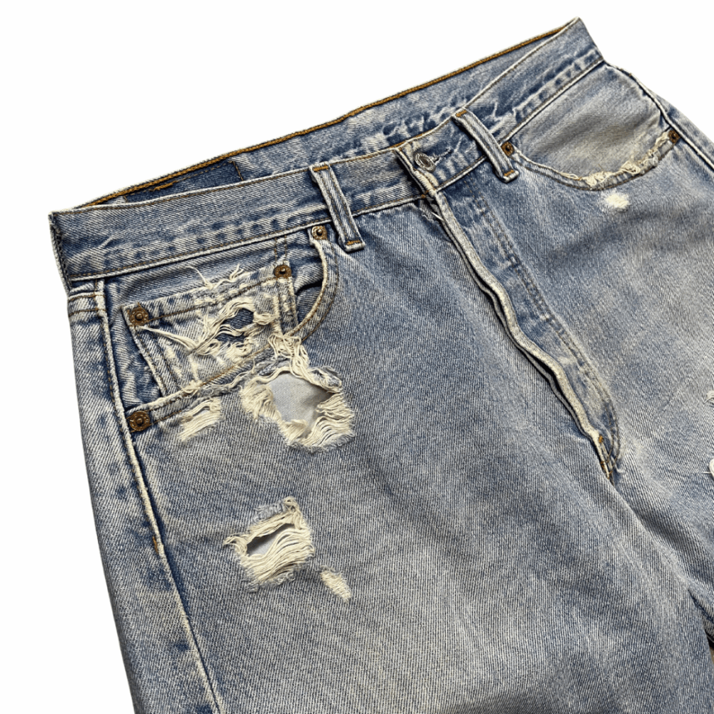 Jean Levi’s 501 W32L34-Destroy1, photo 2