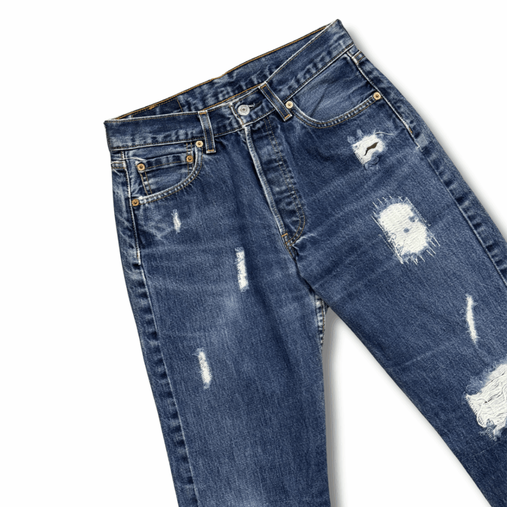 Jean Levi’s 501 W29L2-Destroy, photo 4