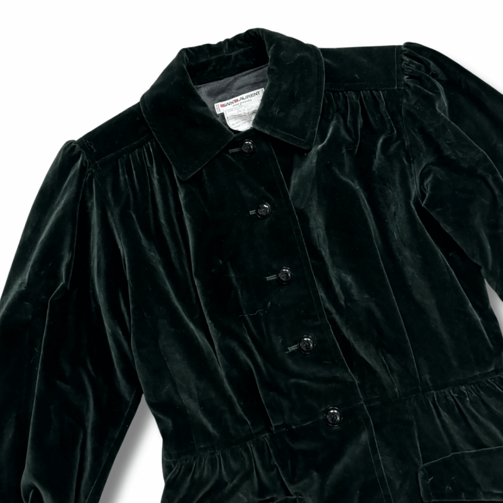 Blazer Velvet Saint Laurent Rive Gauche, photo 2