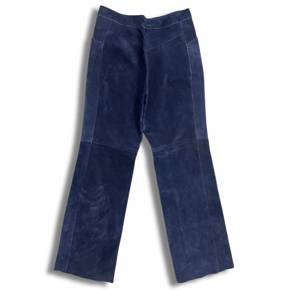Leather Pant Suede Blue, photo 3