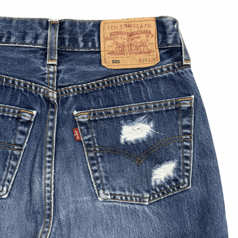 Jean Levi’s 501 W29L2-Destroy, photo 3