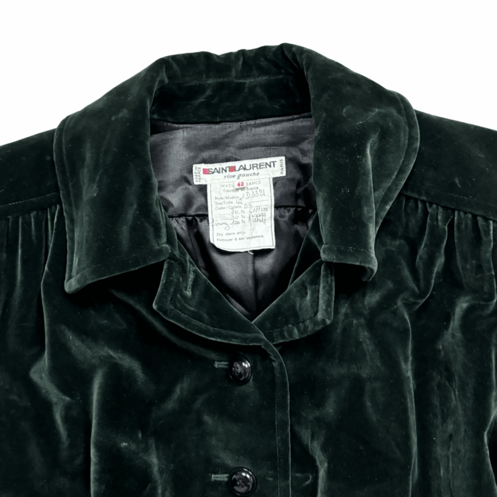 Blazer Velvet Saint Laurent Rive Gauche, photo 3