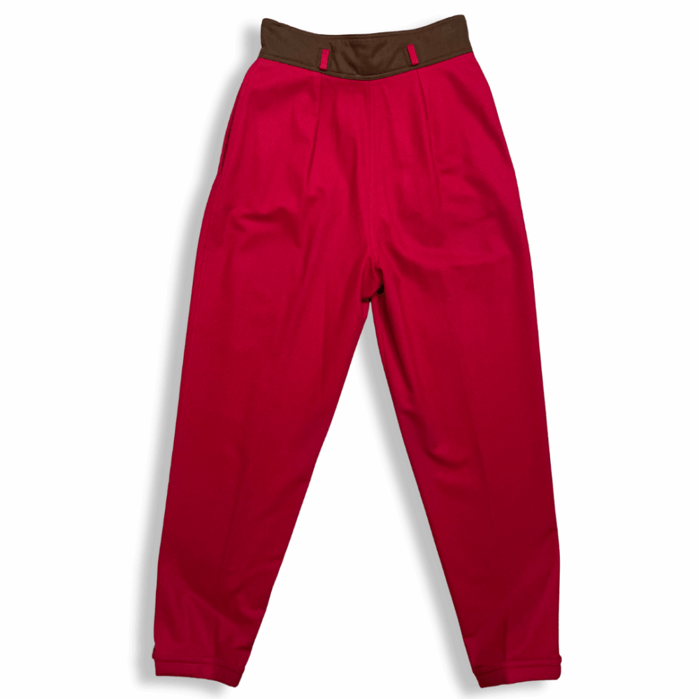 Wool Red Pants Gianni Versace, photo 2