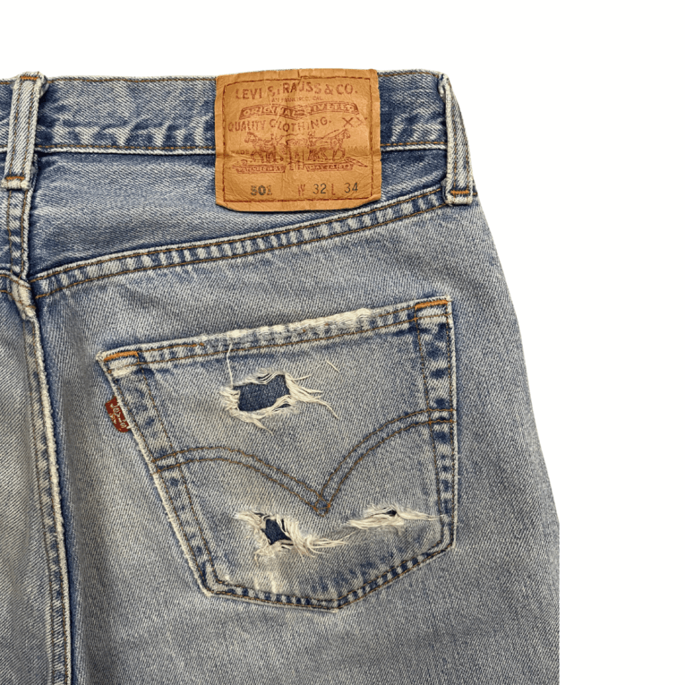Jean Levi’s 501 W32L34-Destroy1, photo 4