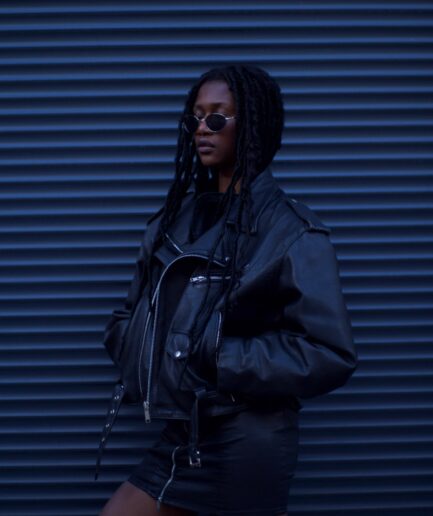 Echies Black Leather Jacket