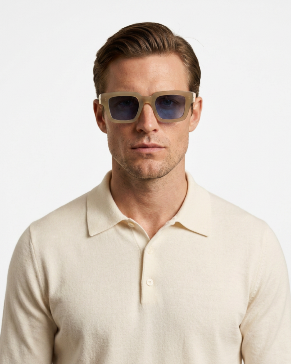 Jean Lunettes Carrées Grises et Mauves, photo 1