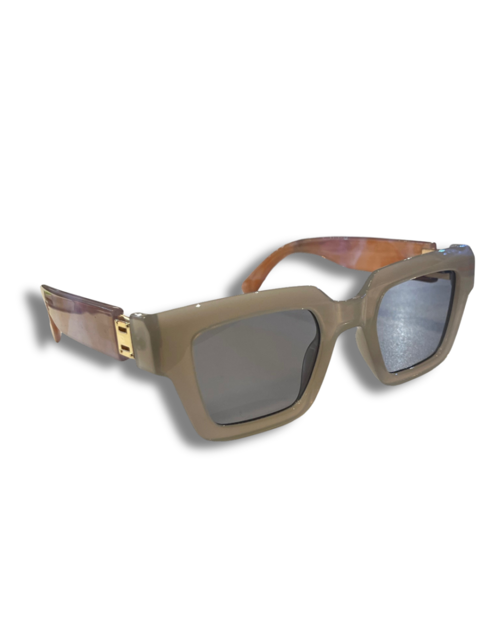 Jean Lunettes Carrées Grises et Mauves, photo 2