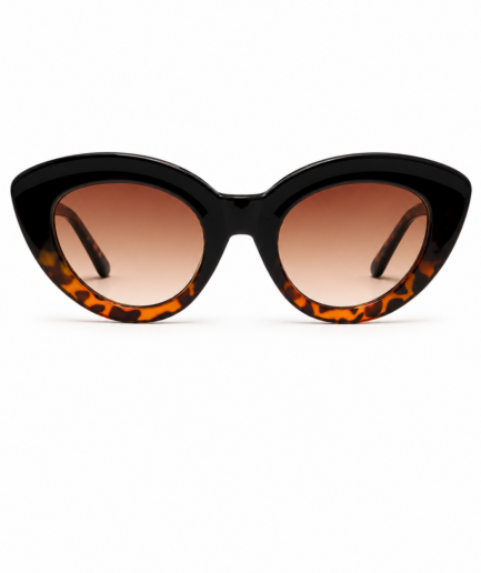 Lunettes Oversize Noires Ecailles