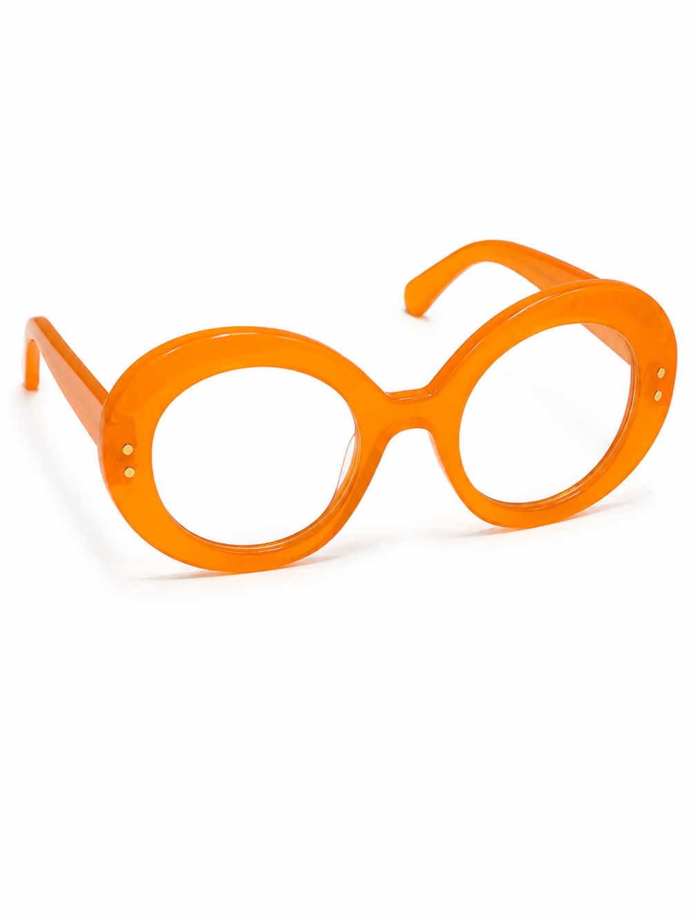 Lunettes rondes orange, photo 1