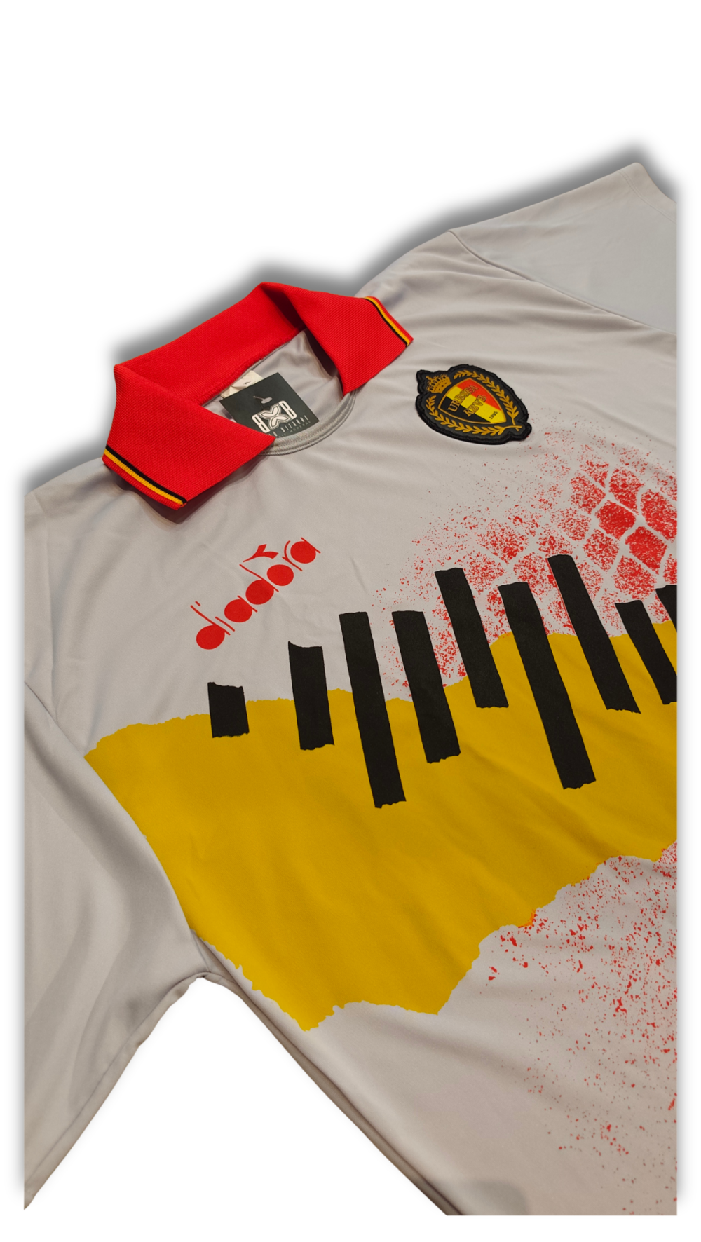 Maillot Gris Belgique 90, photo 2