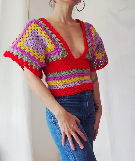Haut Crochet 70's