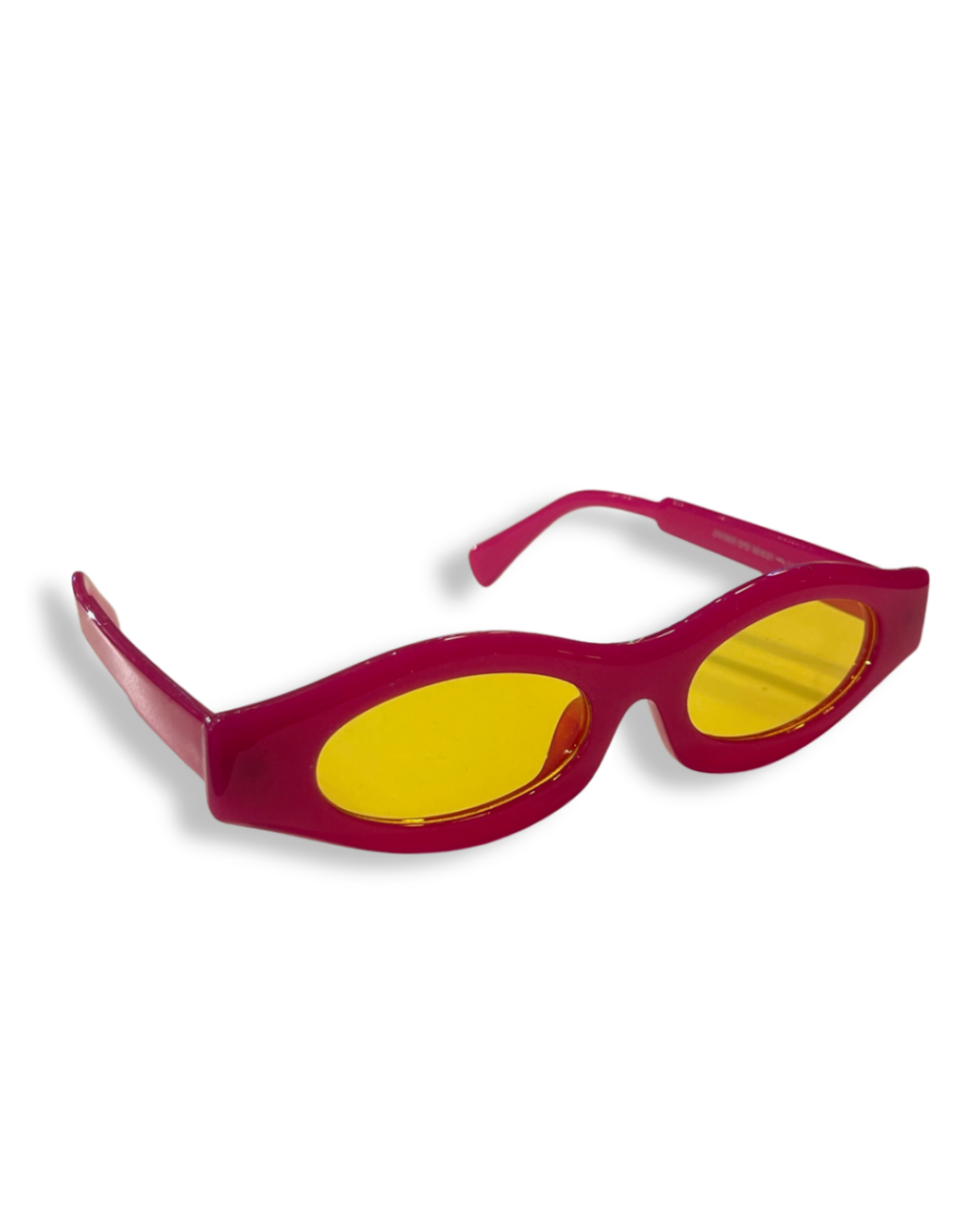 Lunettes Rectangulaires Roses Jaunes, photo 2