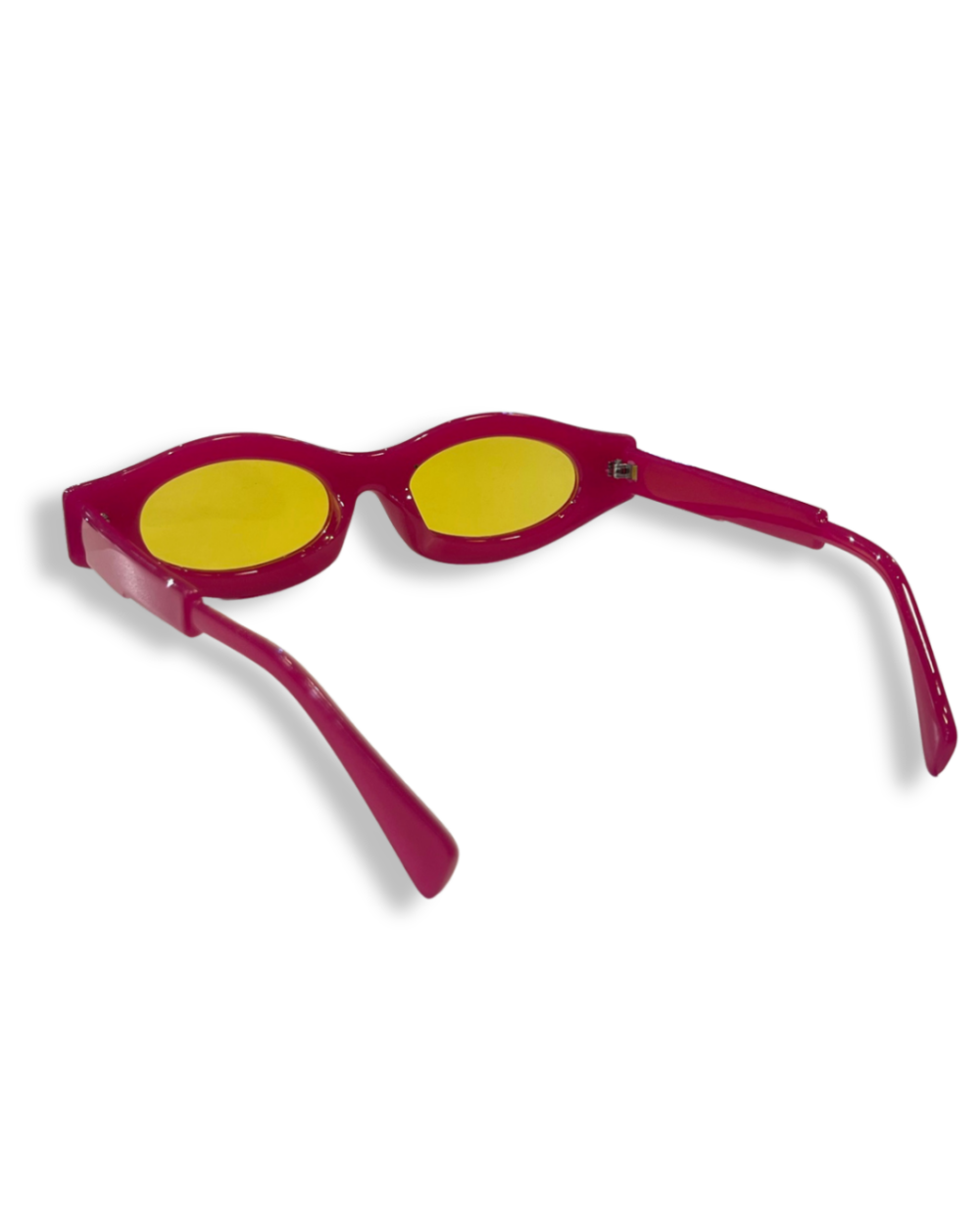 Lunettes Rectangulaires Roses Jaunes, photo 3
