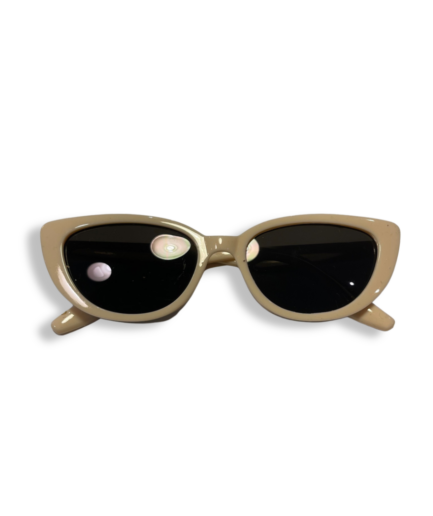 Lunettes Œil De Chat Blanches Verres Fumés