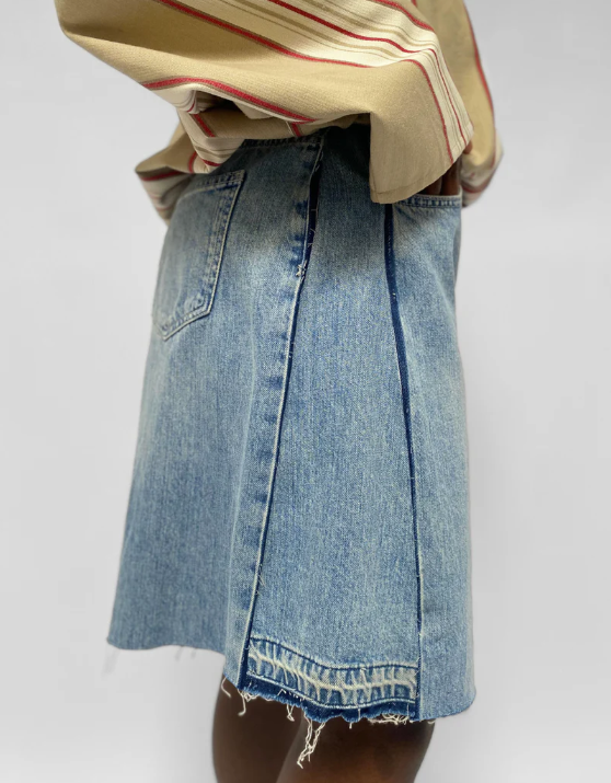 Short Denim Foncé