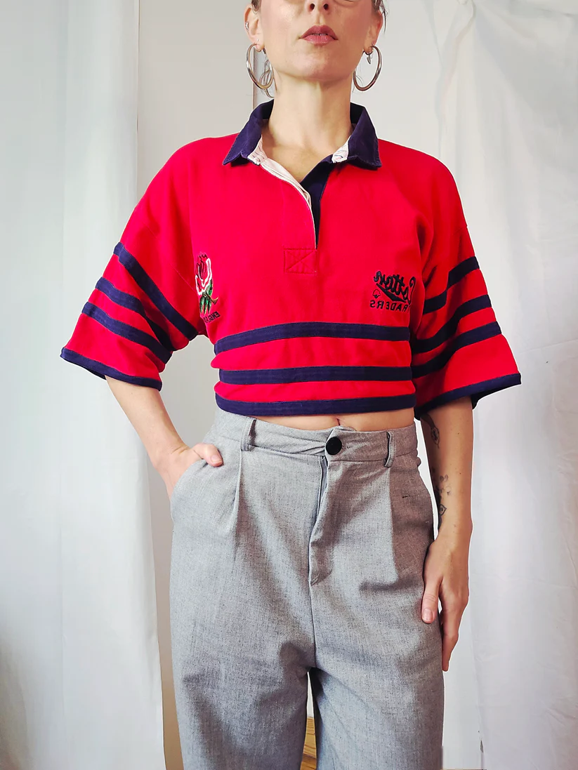 polo dos nu rouge jj