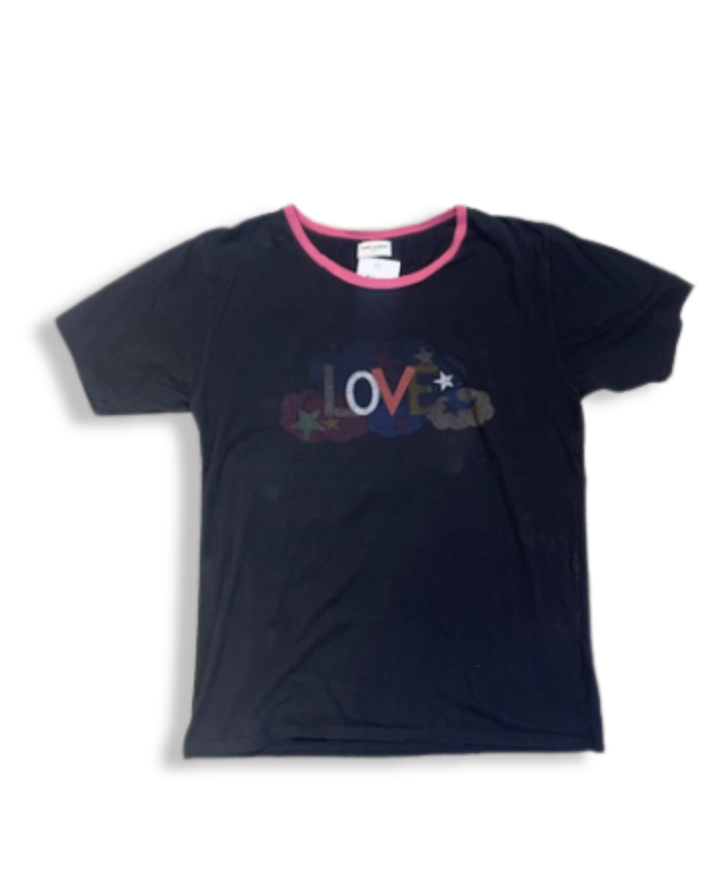 YSL - T-shirt Love Noir, photo 1