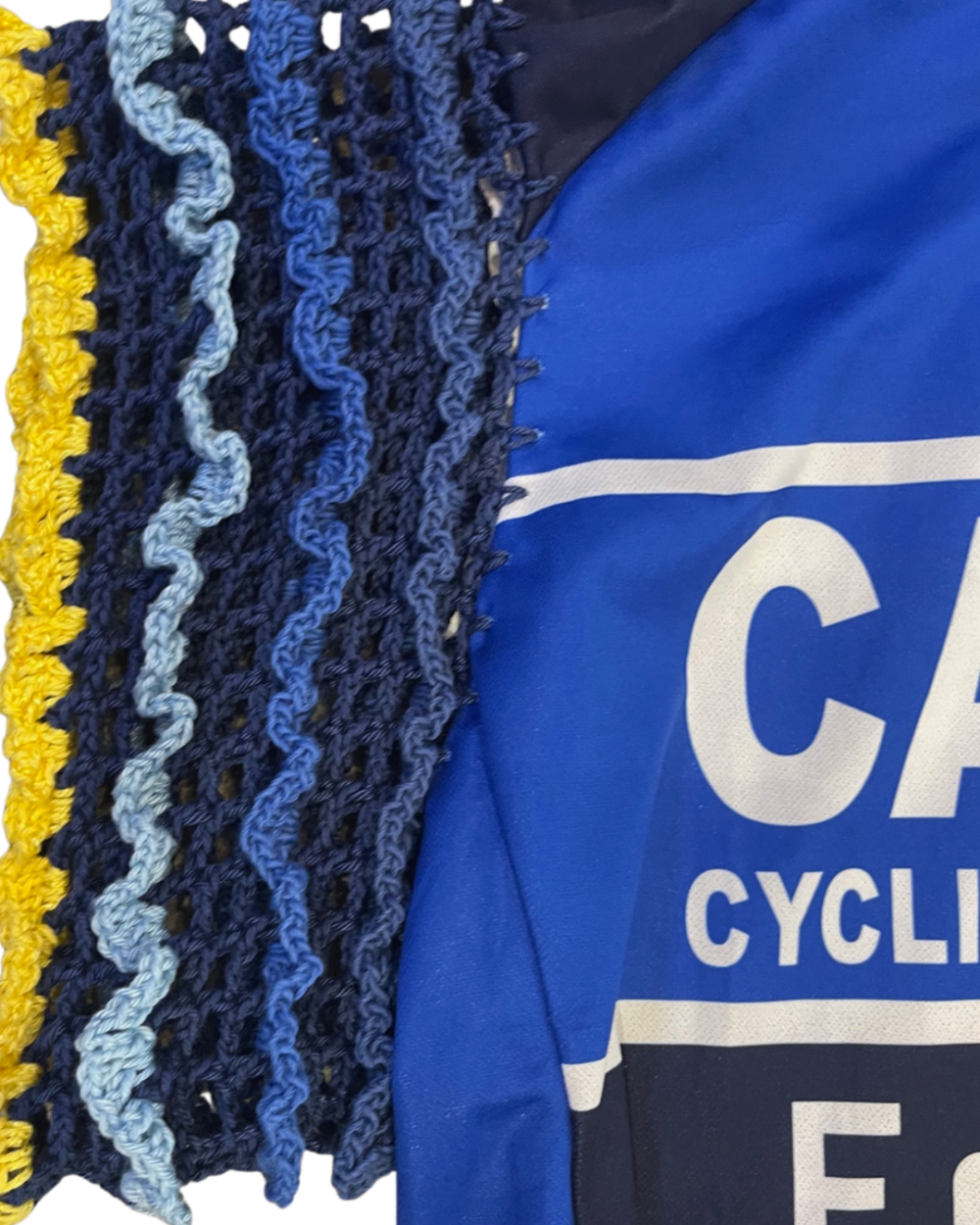 Cycliste Bleu Manches Crochet, photo 3