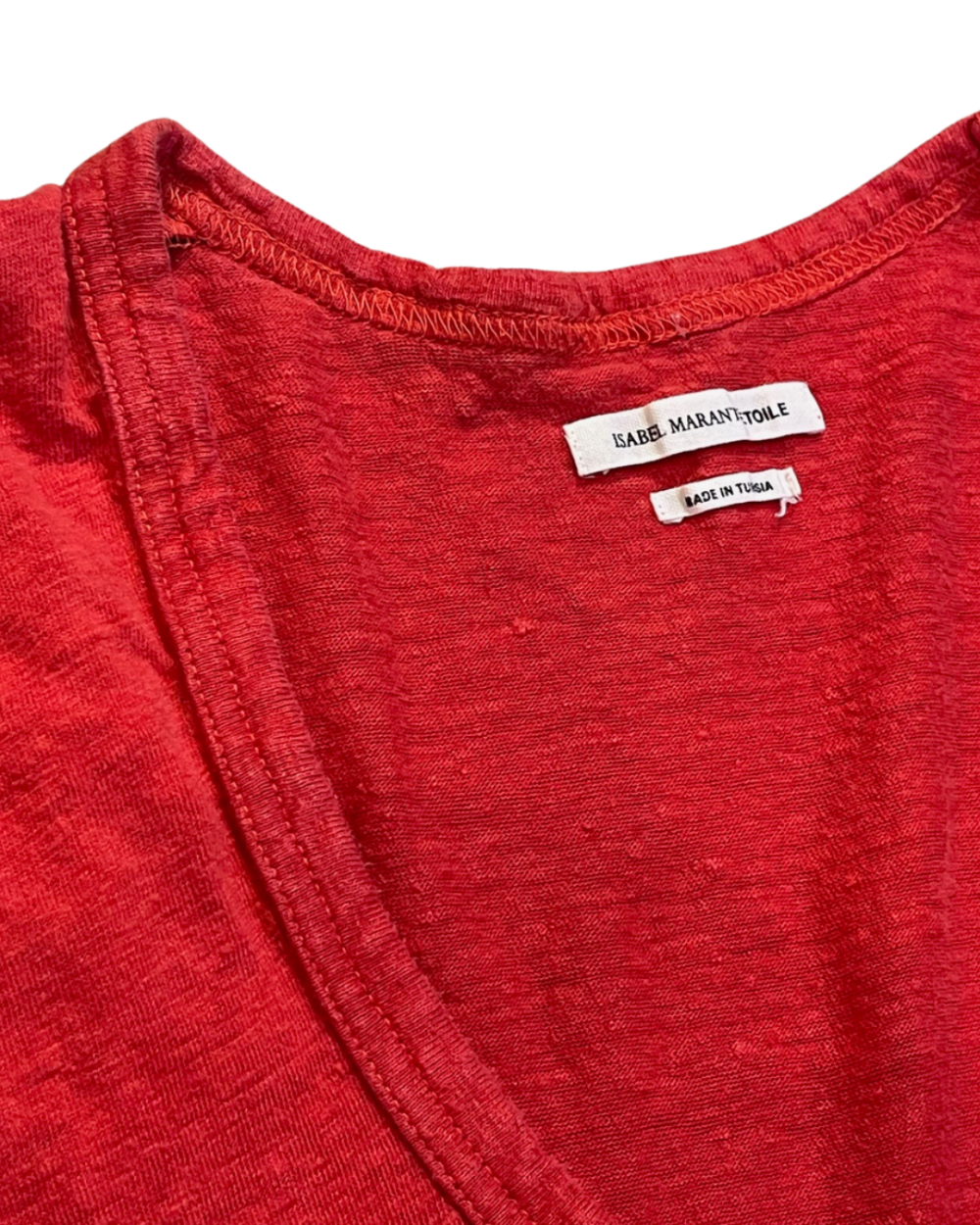 Isabel Marant - T-shirt Rouge, photo 3
