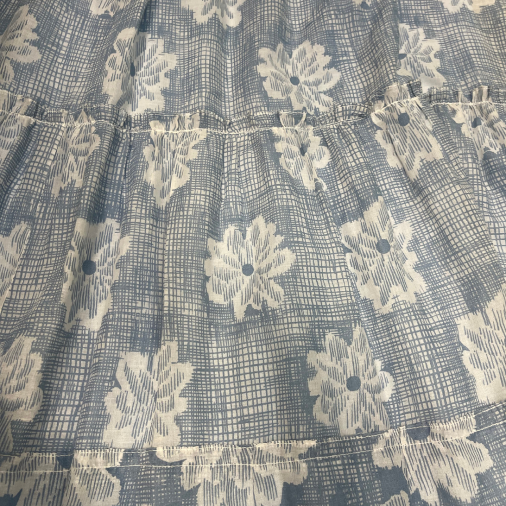 Robe bleue fleurie, photo 4